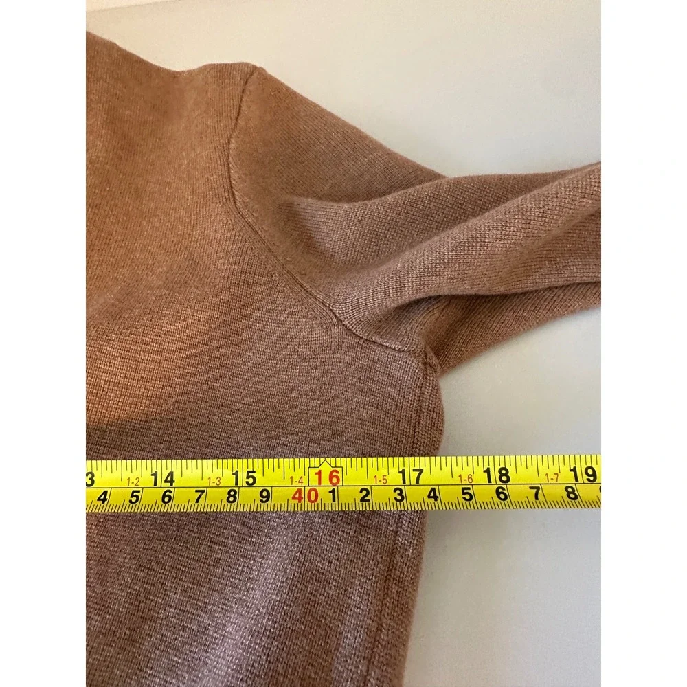 J. Crew Cotton Open Tan Cardigan | Size Medium Petite